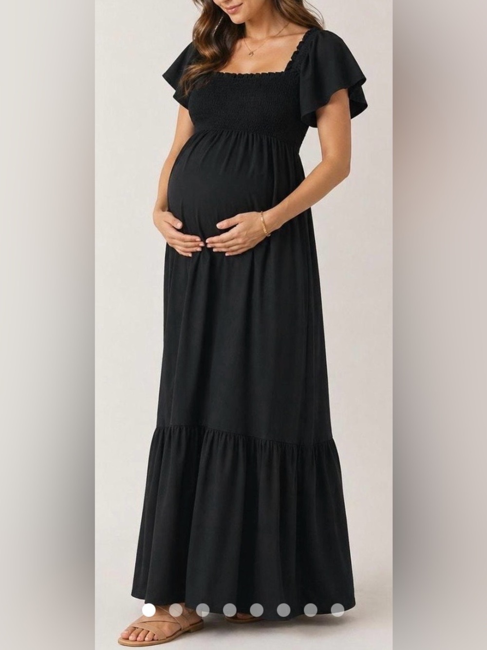 Malia Maternity Maxi Dress